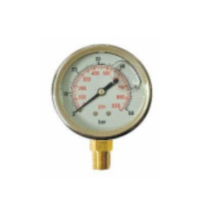 ΜΑΝΟΜΕΤΡΟ ΓΛΥΚΕΡΙΝΗΣ INOX 0-250 BAR (Ø63 G1/4M)